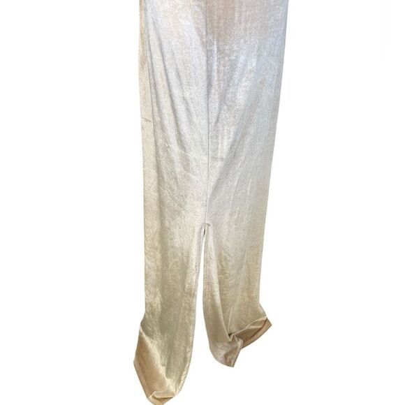 Lavetir Velvet Champagne Maxi/Gown. Size 8 - Picture 10 of 14